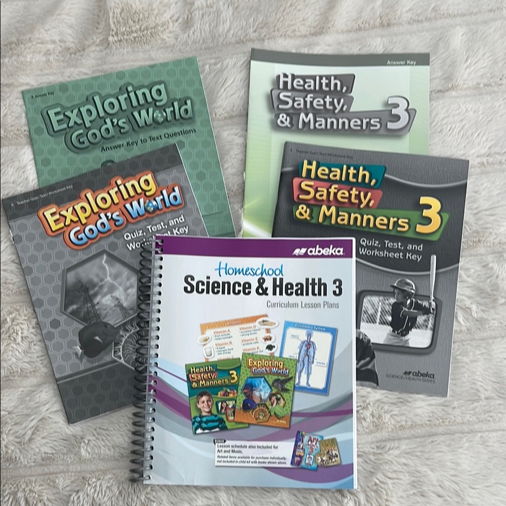 Abeka Homeschool Science & Health 3 Curriculum Set